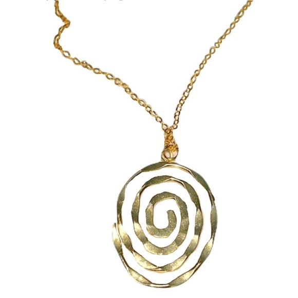 New God’s Thumbprint 10k Gold S925 Hallmarked Necklace Handmade One Of A Kind